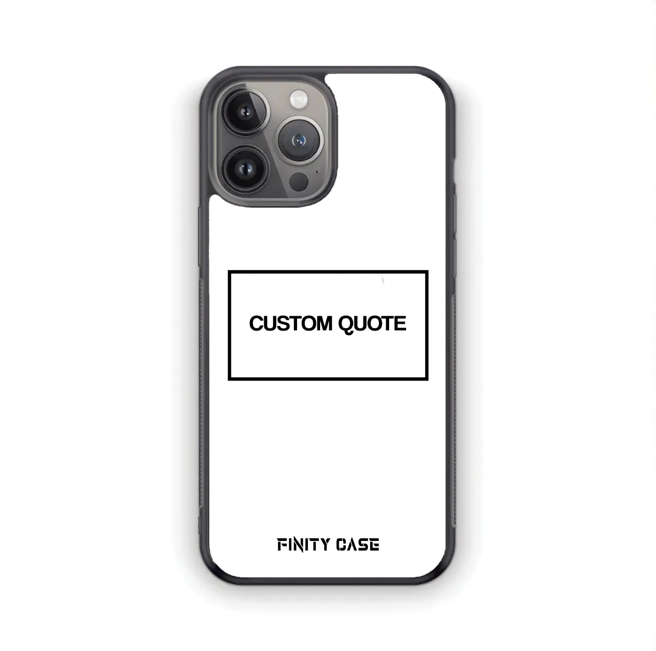 Custom Sticker Quote - FINITY CASE